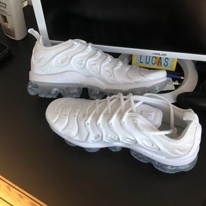 All white Nike Air Vapor Max